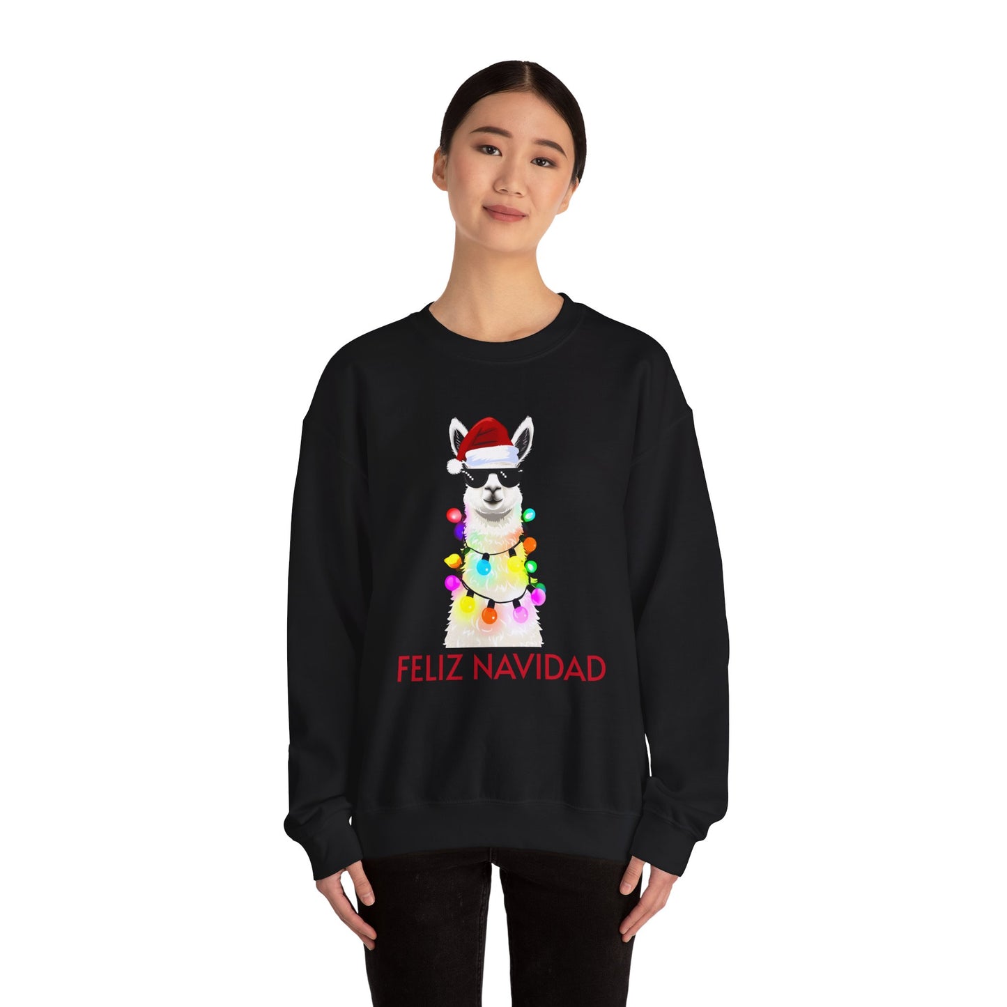 Llama Feliz Navidad - Sweatshirt