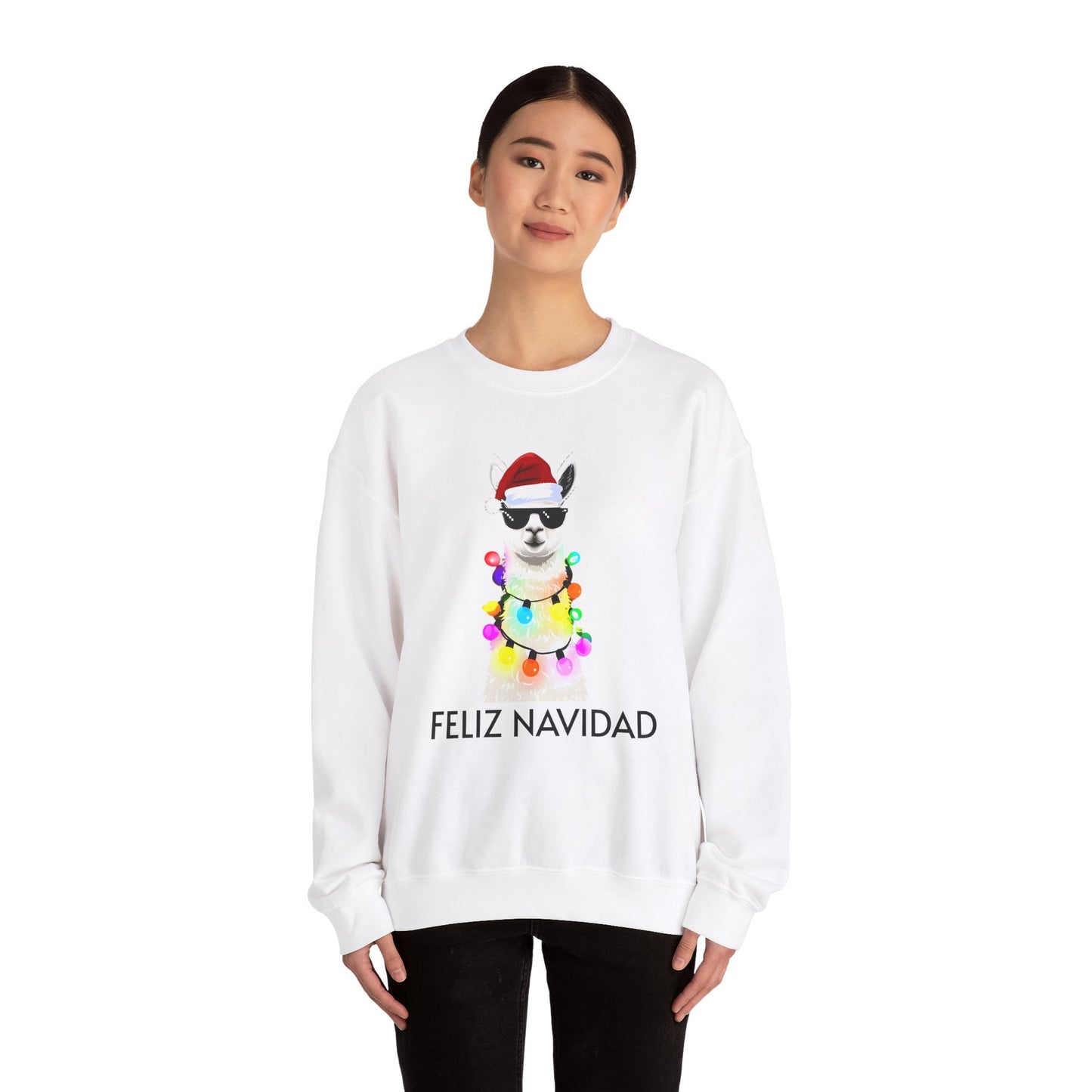 Llama Feliz Navidad - Sweatshirt