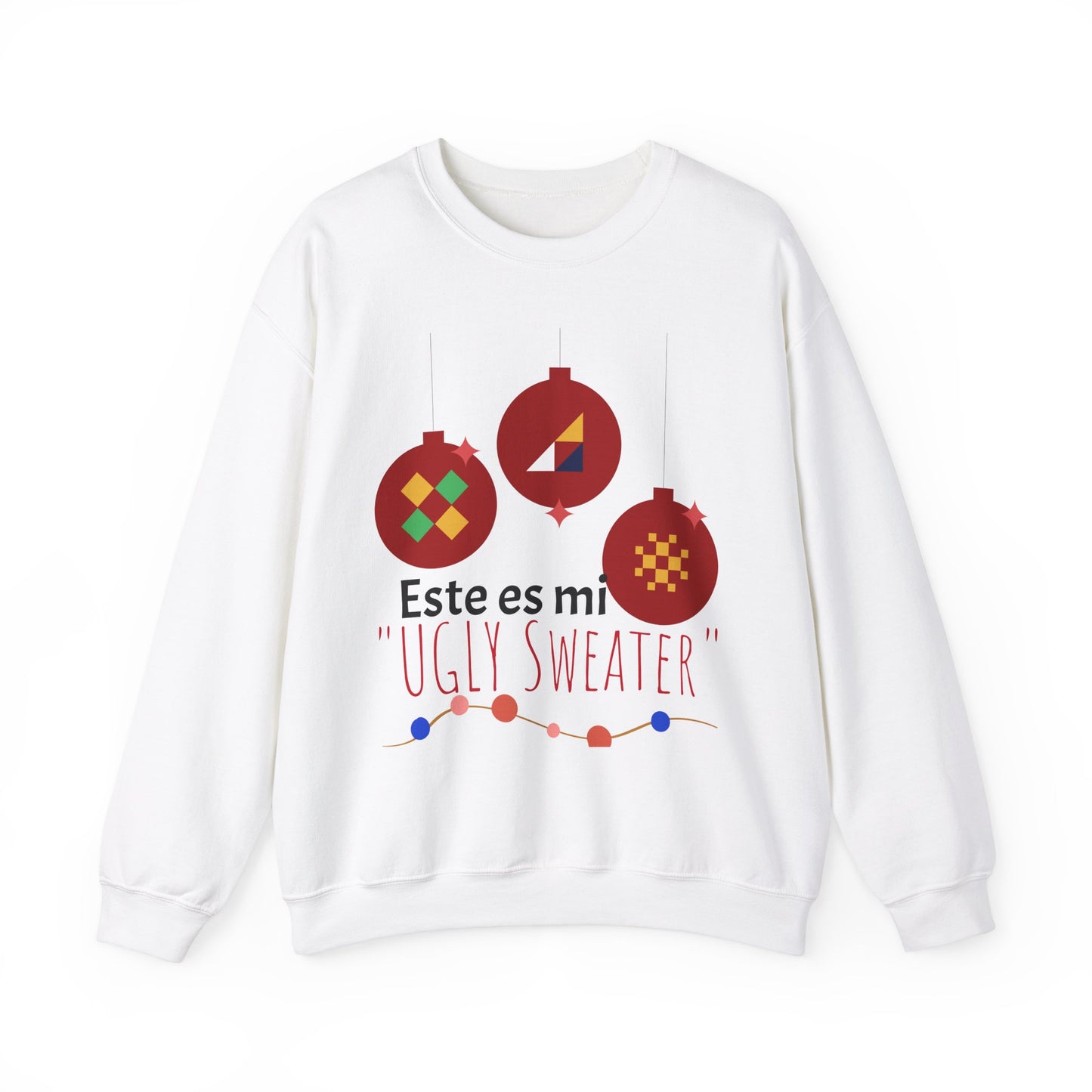 Ugly Sweater Holiday Crewneck Sweatshirt - Cozy Festive Apparel