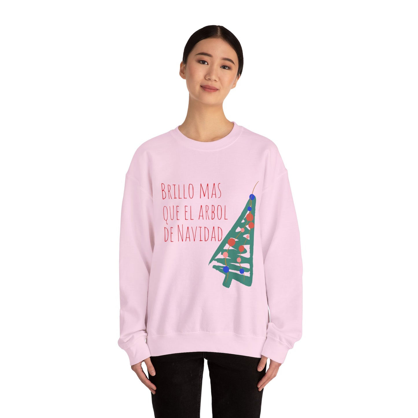 'Brillo Más Que El Árbol De Navidad' - Sweatshirt