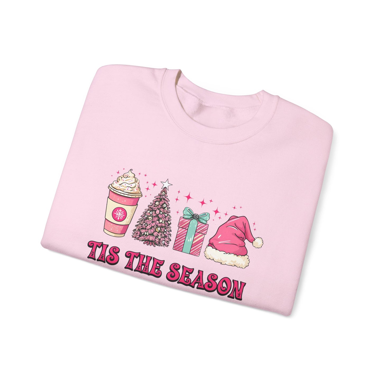 Tis The Season Crewneck Sweatshirt - Cozy Holiday Sweatshirt for Festive Celebrations