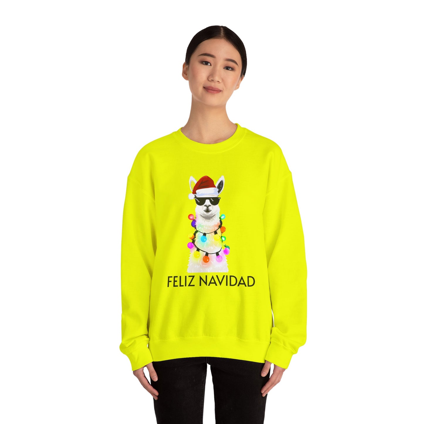 Llama Feliz Navidad - Sweatshirt