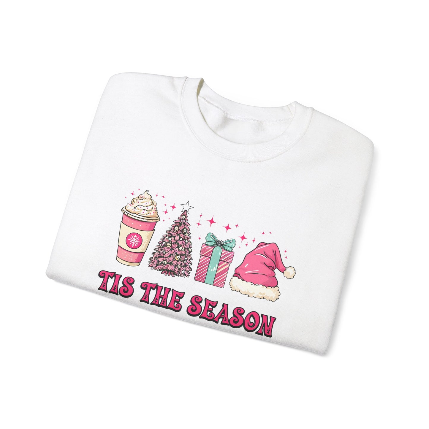 Tis The Season Crewneck Sweatshirt - Cozy Holiday Sweatshirt for Festive Celebrations