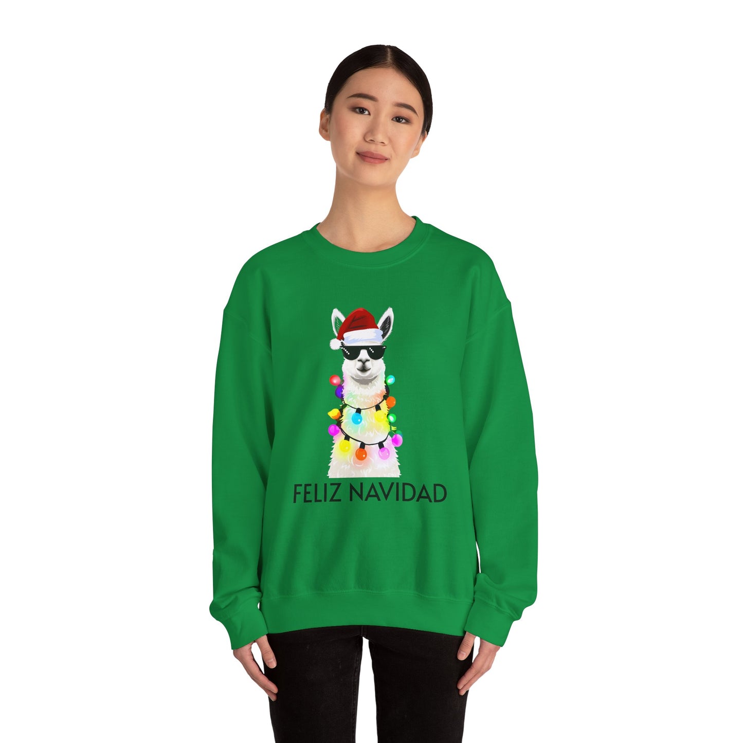 Llama Feliz Navidad - Sweatshirt